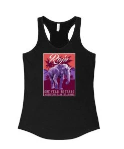 WLSOS Women's | Raju Travel Poster | Tank Top Wildlife SOS