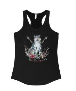 Arm The Animals Tank Tops Women's | Ridgeline Snow Leopard | Ideal Tank Top