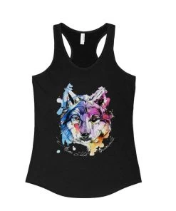 Arm The Animals Women's | Sunset Wolf | Ideal Tank Top