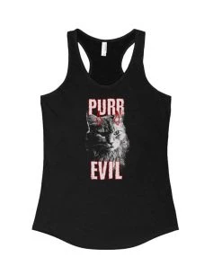 Arm The Animals Women's | Purr Evil | Ideal Tank Top Tank Tops