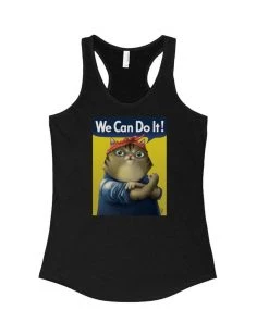 Pizza Cat Women's | We Can Do It | Tank Top