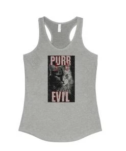 Arm The Animals Women's | Purr Evil | Ideal Tank Top Tank Tops
