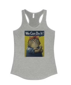 Pizza Cat Women's | We Can Do It | Tank Top