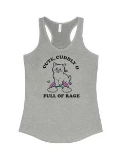 Arm The Animals Tank Tops Women's | Rage Kitty | Ideal Tank Top