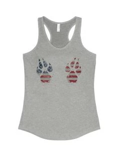 Arm The Animals Women's | 4th Of July Paw-sive Aggressive | Ideal Tank Top