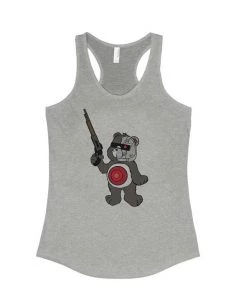 Arm The Animals Tank Tops Women's | B-800 Judgement Bear | Ideal Tank Top