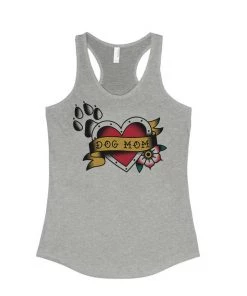 Arm The Animals Women's | Tattoo Dog Mom | Ideal Tank Top Tank Tops