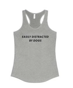 Arm The Animals Women's | Easily Distracted Dog | Ideal Tank Top