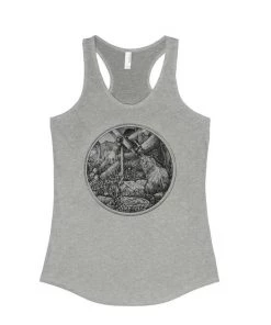 Gianluca Astronomer Cat Collection Women's | The Cat And The Telescope | Tank Top