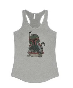 Pizza Cat Women's | Meowndalorian | Tank Top