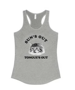 Cats With Their Tongues Out Women's | Sun’s Out, Tongue’s Out | Tank Top