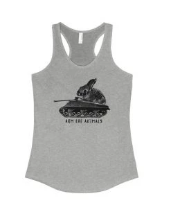 Arm The Animals Tank Tops Women's | Renegade Bunny | Ideal Tank Top