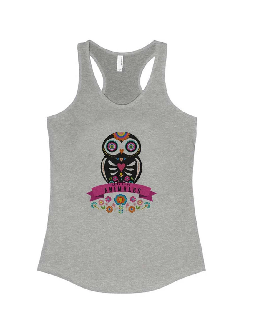 Arm The Animals Tank Tops Women's | Owl Alebrije | Ideal Tank Top