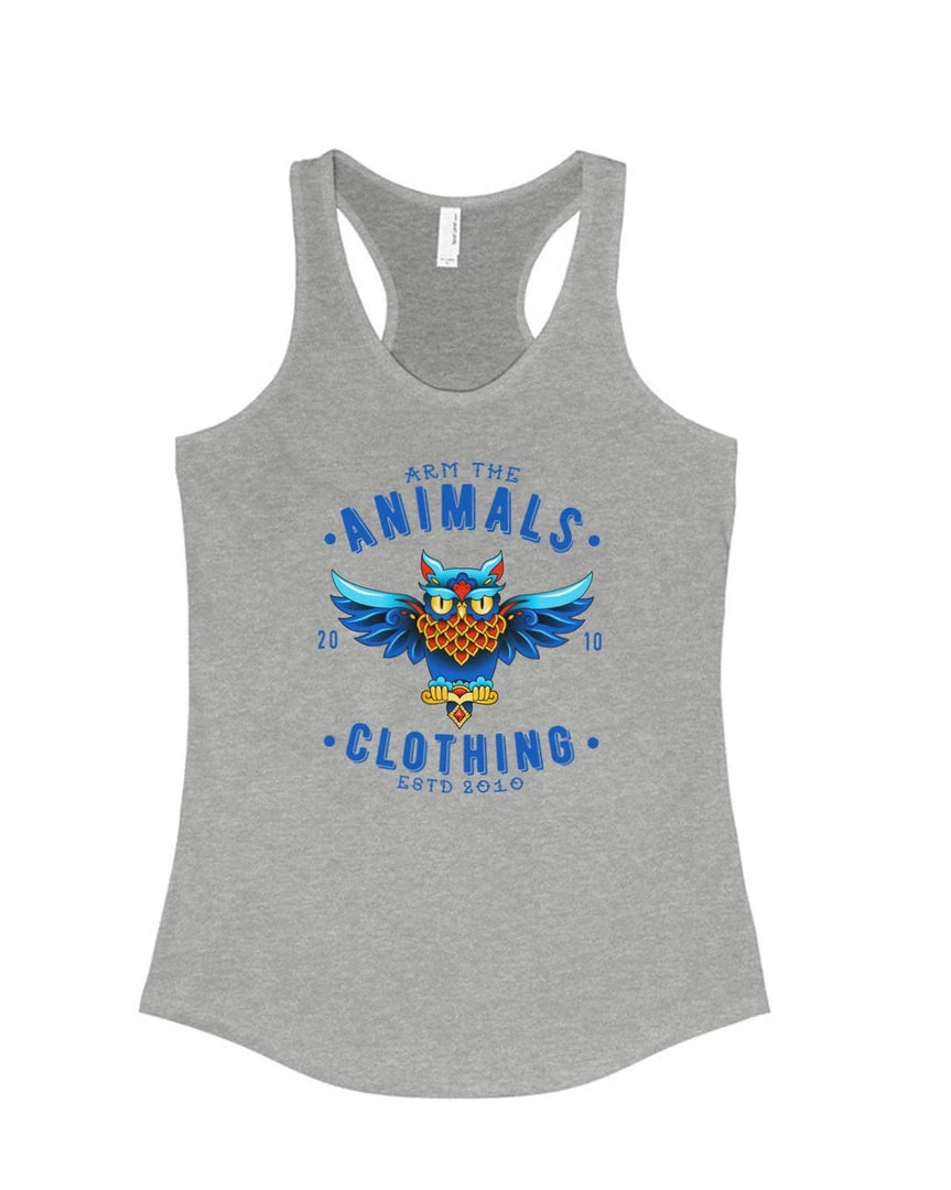 Arm The Animals Tank Tops Women's | Varsity Owl | Ideal Tank Top