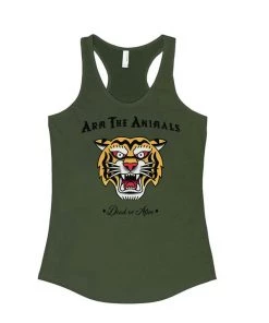 Arm The Animals Women's | Tattoo Tiger | Ideal Tank Top Tank Tops