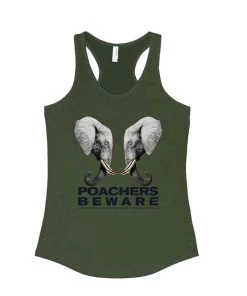 Arm The Animals Women's | Poachers Beware | Ideal Tank Top
