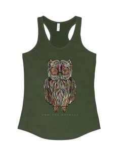 Arm The Animals Tank Tops Women's | Rev-Owl-Ver | Ideal Tank Top
