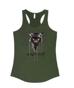 Arm The Animals Women's | Fluff Off | Ideal Tank Top