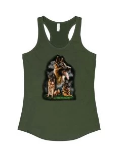Arm The Animals Women's | German Shepard | Ideal Tank Top