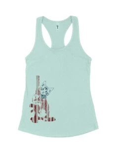 Arm The Animals Cat Designs Women's | 4th Of July Ain't Kitten Around | Ideal Tank Top
