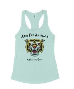 Arm The Animals Women's | Tattoo Tiger | Ideal Tank Top Tank Tops