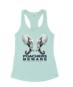 Arm The Animals Women's | Poachers Beware | Ideal Tank Top