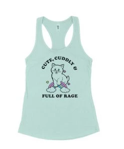 Arm The Animals Tank Tops Women's | Rage Kitty | Ideal Tank Top