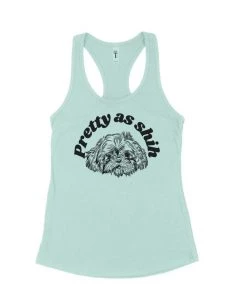 Arm The Animals Women's | Pretty As Shih | Ideal Tank Top