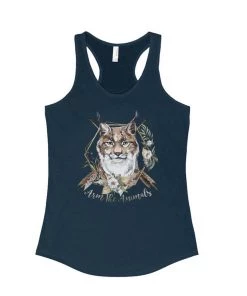 Arm The Animals Tank Tops Women's | Ridgeline Lynx | Ideal Tank Top