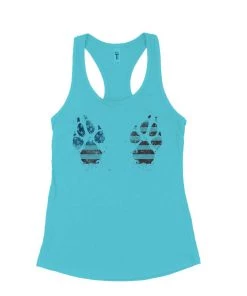 Arm The Animals Women's | 4th Of July Paw-sive Aggressive | Ideal Tank Top