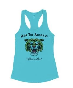 Arm The Animals Women's | Tattoo Tiger | Ideal Tank Top Tank Tops