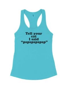 Arm The Animals Women's | Tell Your Cat | Ideal Tank Top