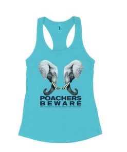 Arm The Animals Women's | Poachers Beware | Ideal Tank Top