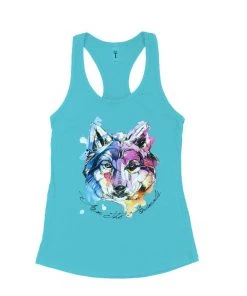 Arm The Animals Women's | Sunset Wolf | Ideal Tank Top