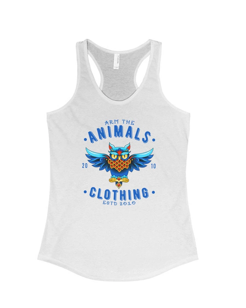 Arm The Animals Tank Tops Women's | Varsity Owl | Ideal Tank Top