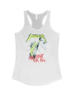 Brutal Kittens Cat Designs Women's | Catallica Justice | Tank Top