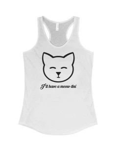 Arm The Animals Women's | Meow-Tini | Ideal Tank Top Tank Tops