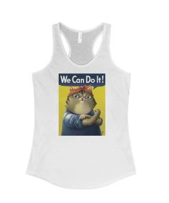 Pizza Cat Women's | We Can Do It | Tank Top