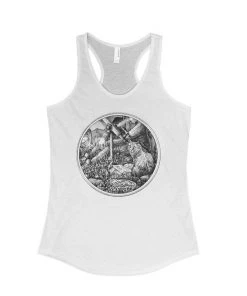 Gianluca Astronomer Cat Collection Women's | The Cat And The Telescope | Tank Top