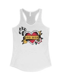 Arm The Animals Women's | Tattoo Dog Mom | Ideal Tank Top Tank Tops