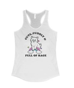 Arm The Animals Tank Tops Women's | Rage Kitty | Ideal Tank Top