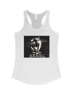 Cats With Their Tongues Out Women's | Scream Ekekeke | Tank Top Tank Tops