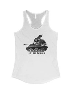 Arm The Animals Tank Tops Women's | Renegade Bunny | Ideal Tank Top