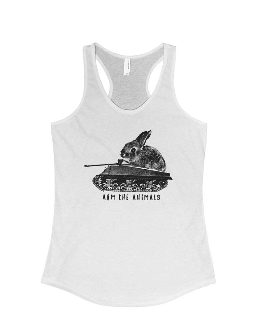 Arm The Animals Tank Tops Women's | Renegade Bunny | Ideal Tank Top