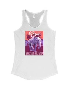 WLSOS Women's | Raju Travel Poster | Tank Top Wildlife SOS