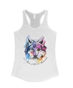 Arm The Animals Women's | Sunset Wolf | Ideal Tank Top