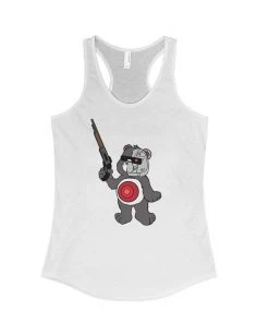 Arm The Animals Tank Tops Women's | B-800 Judgement Bear | Ideal Tank Top
