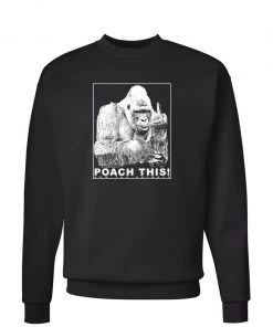Arm The Animals Crewneck Sweatshirts Unisex | Poach This | Crewneck Sweatshirt