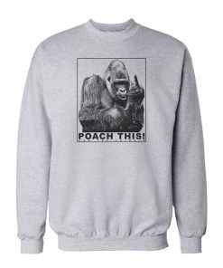 Arm The Animals Crewneck Sweatshirts Unisex | Poach This | Crewneck Sweatshirt
