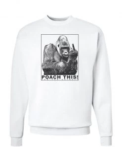 Arm The Animals Crewneck Sweatshirts Unisex | Poach This | Crewneck Sweatshirt